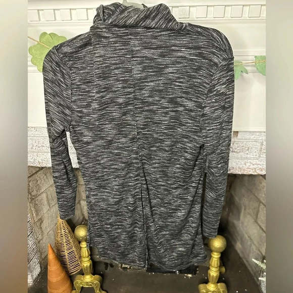 We the free space dye mock neck long sleeve tee with split back free people - Picture 2 of 3